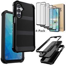 For Samsung A06 A07 A16 A17 A26 A36 A56 Case Shockproof Cover Screen Protector