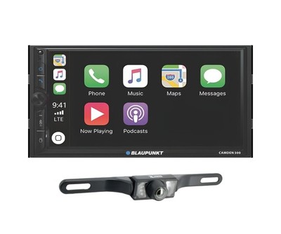 Blaupunkt  6.9'' Double Din Receiver w/ Apple CarPlay & Android Auto AM/FM + Cam