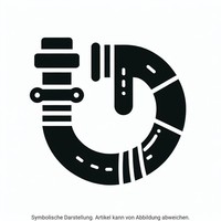 Ladeluftschlauch Ossca 84831 FüR Volvo C30 533 V40 525 C70 2 542 S40 544 V50 545