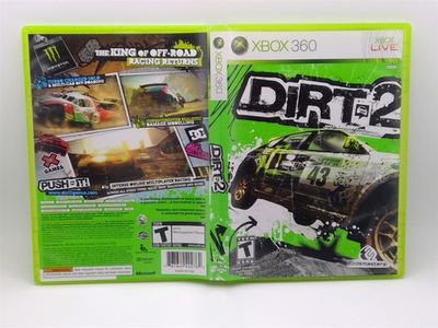 #ad DiRT 2 Xbox 360 2009 Complete Tested Working Free Ship $26.99