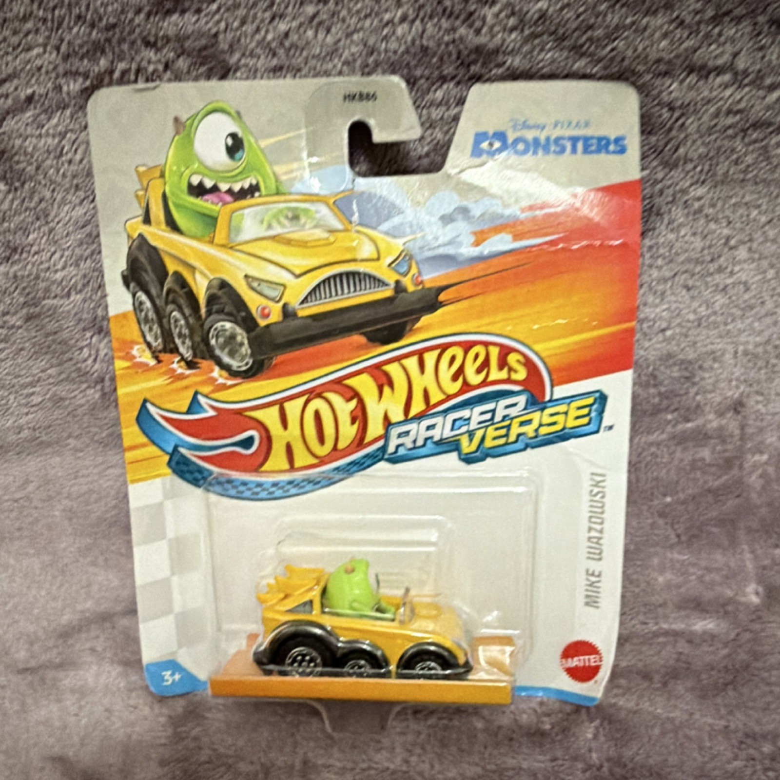 Hot Wheels Racer Verse Mike Wazowski Disney Pixar Monsters 1:64 Diecast Car