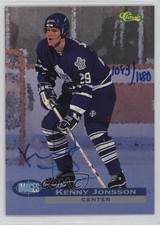 1995 Classic Images Auto 1093/1180 Kenny Jonsson Auto 1o1v