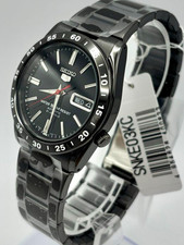 Seiko 5 SNKE03K1 Men's Automatic Black Dial Day/Date 38mm SS Box