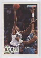 1993-94 Fleer Vin Baker #321 Rookie RC h3a