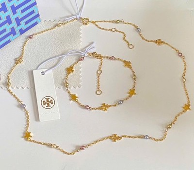 Tory Burch Kira Pearl Necklace and bracelet set | eBay display picture 3