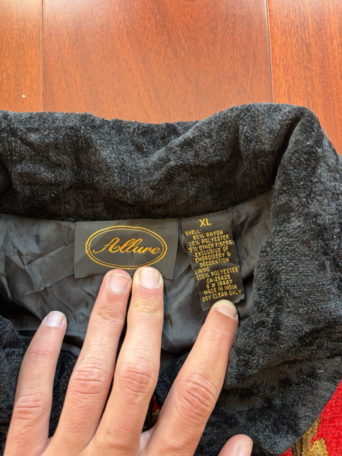 Allure Patchwork Embroidered Collared Zip Jacket … - image 3