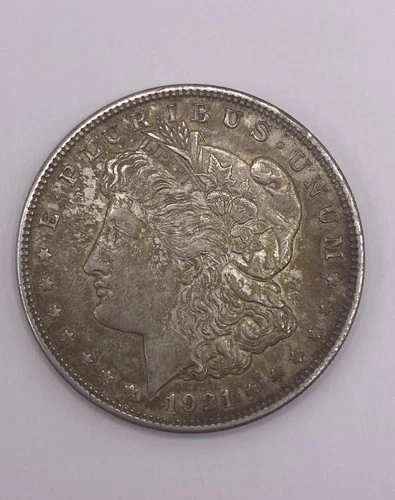 1921 Morgan Silver Dollar Philadelphia No Mint Mark Silver $1 VF-XF