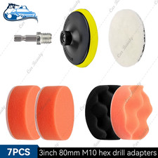 3-7Inch Car Polishing Sponge Kit for Car Detailing 7/8 Pieces Auto Cleaning Wool