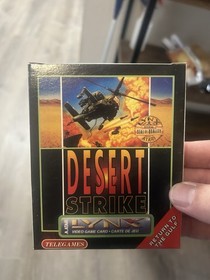 Atari Lynx   Desert Strike  Box .Basketbrawl Rampart￼ boxes And Instructions