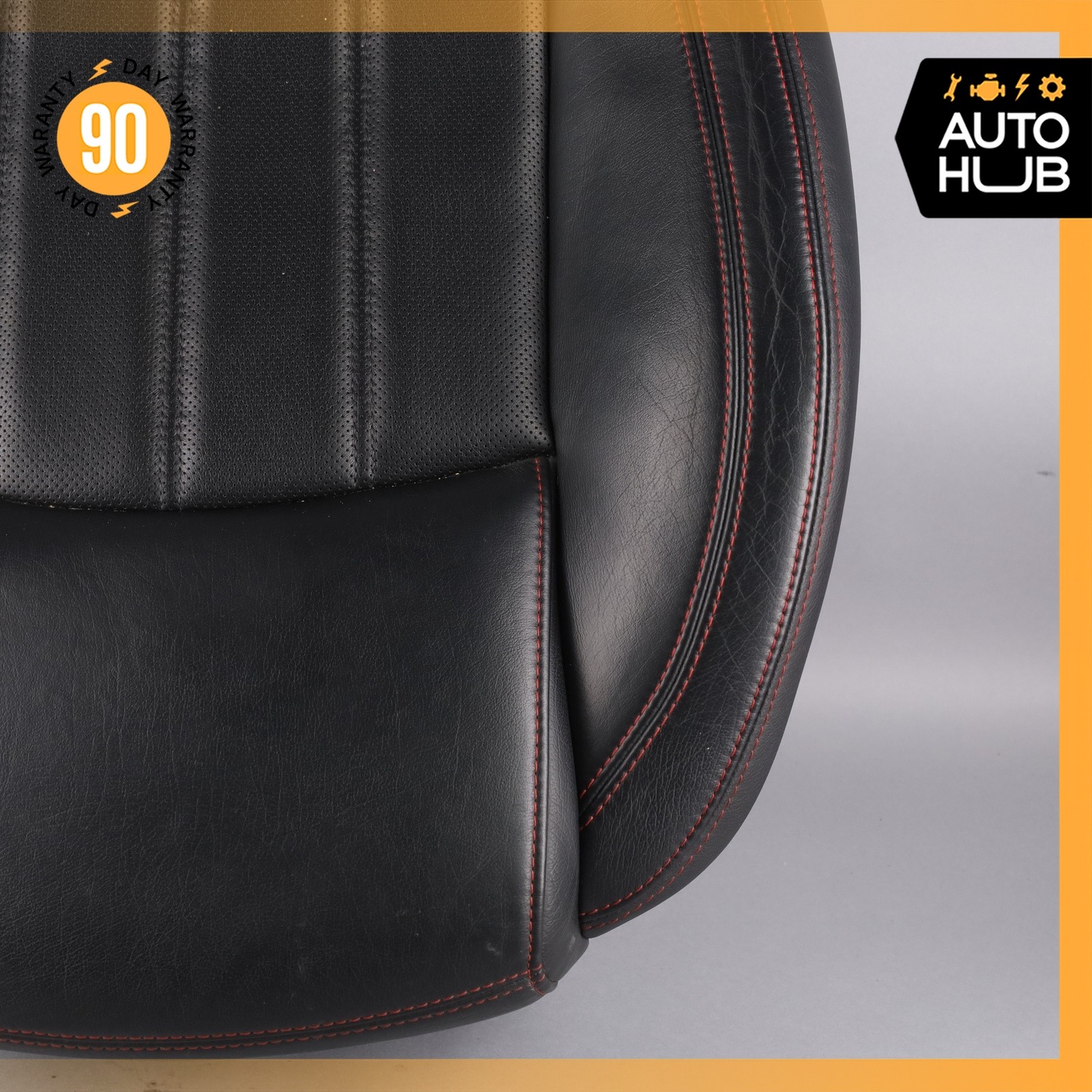 08-12 Maserati GranTurismo M145 Front Left Lower Bottom Seat Cushion Black OEM