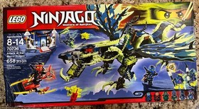 LEGO NINJAGO: Attack of the Morro Dragon (70736) 100% Complete with Manual