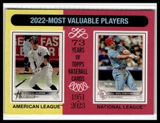 2022 MVPs (Aaron Judge / Paul Goldschmidt) MVP 2024 Topps Heritage #212