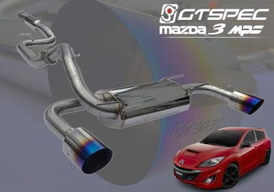 GTSPEC CAT-BACK System Mazda 2.3 MPS Turbo BL 2010-14 260PS Auspuff Sportauspuff