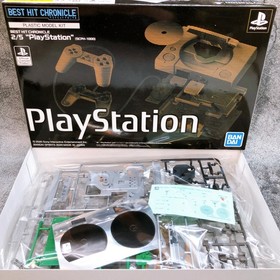 BEST HIT CHRONICLE Playstation SCPH-1000 & Sega Saturn HST-3200 Set Kit Bandai