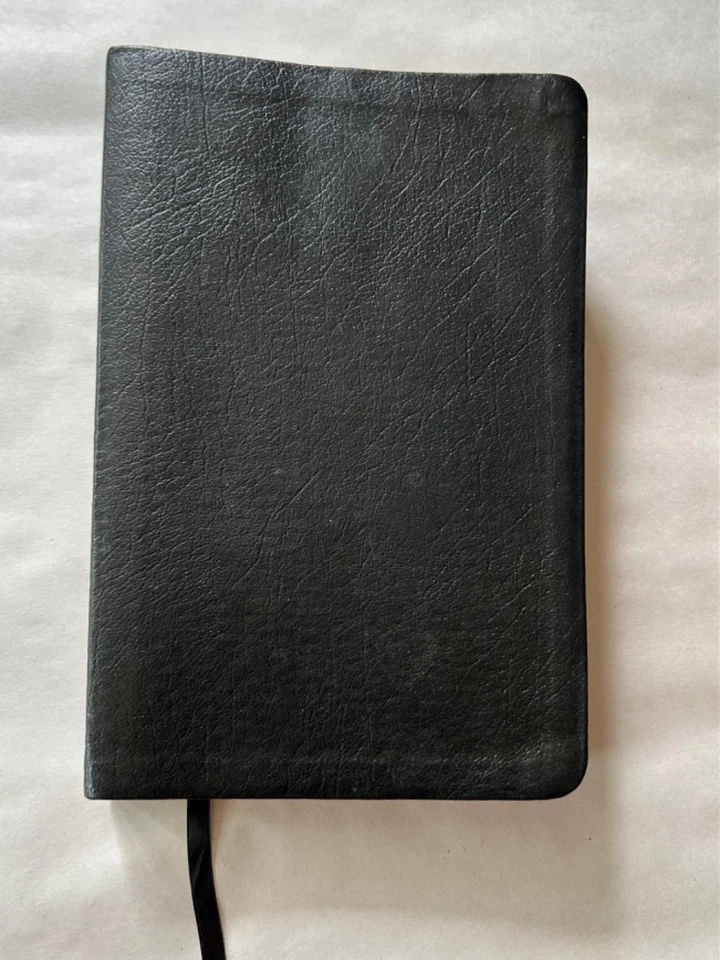 The Message Bible in Contemporary Language Eugene Peterson Leather Black - Image 2 of 4