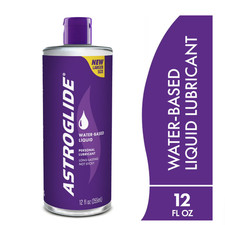 Astroglide Liquid, Water Based Personal Lubricant, Condom Compatible Lube, 12oz