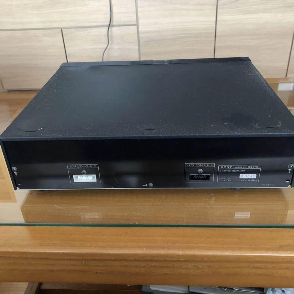 Equalizzatore grafico SONY SEQ-V750 per Liberty Series Japan Hi-Fi - Immagine 3 di 3