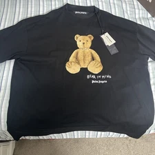 Palm Angels Black ‘Bear In Mind’ T-Shirt Size XXXL Brand New