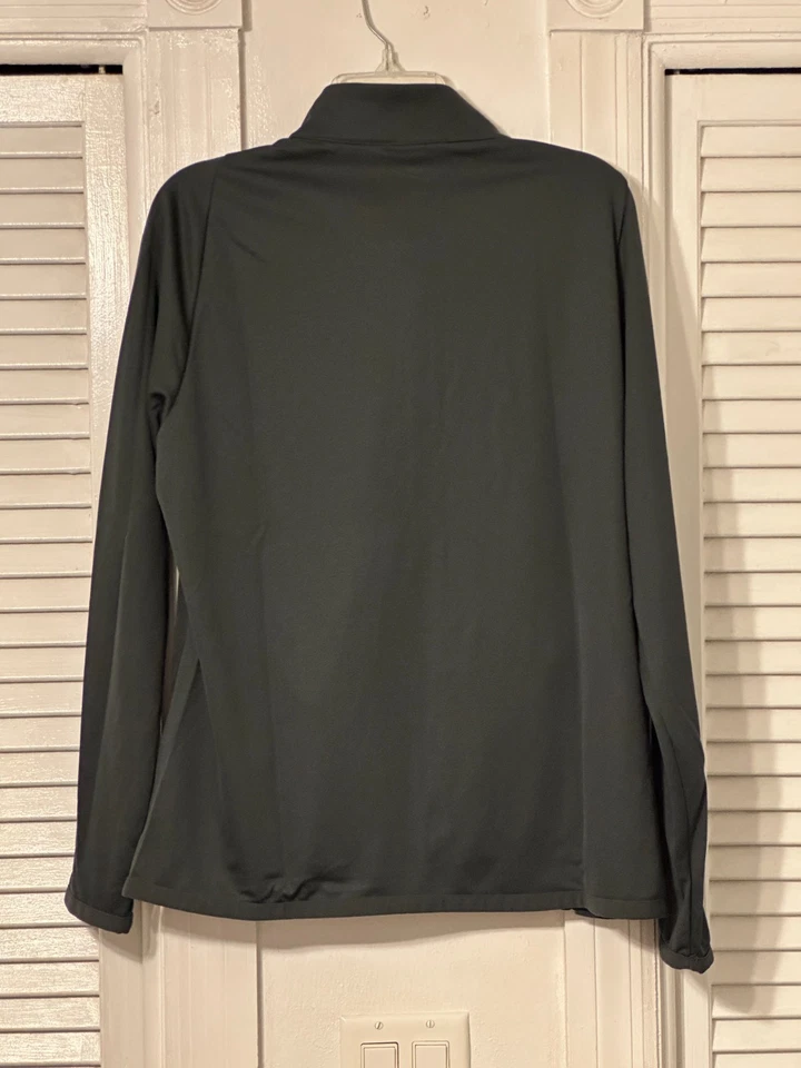 Chaqueta de entrenamiento NIKE DRI-FIT para mujer cremallera completa larga carbón Foto 4 de 4