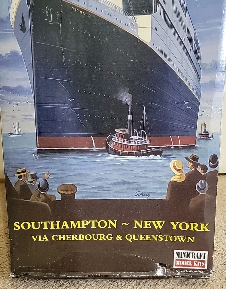 2012 Minicraft 1/350  Titanic Model Kit Deluxe Edition - Opened Box. - Image 3 of 4