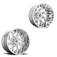 20x10 Fuel D740 Runner 05-up Ford Dually Super Single Wheels 8 Lug Set Of 6