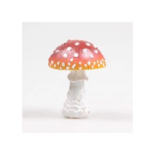 Farmwood Animals Mushroom Derby Set, 2 Piece, 8 x 8 x 10 cm