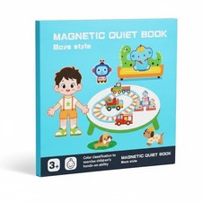 Quiet Book Educational Toy Busy Book Hand Eye Coordination for Travel, Travel