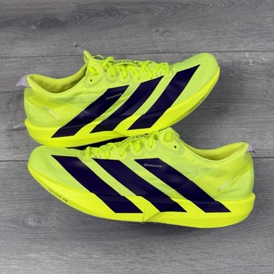 Adidas Adizero Adios 9 Laufschuhe ''Neon / Gelb'' - Größe UK 10 / EU 44 2/3