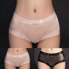 Seamless Underwear High-elastic Womens Briefs Medium Elasticity Solid Color