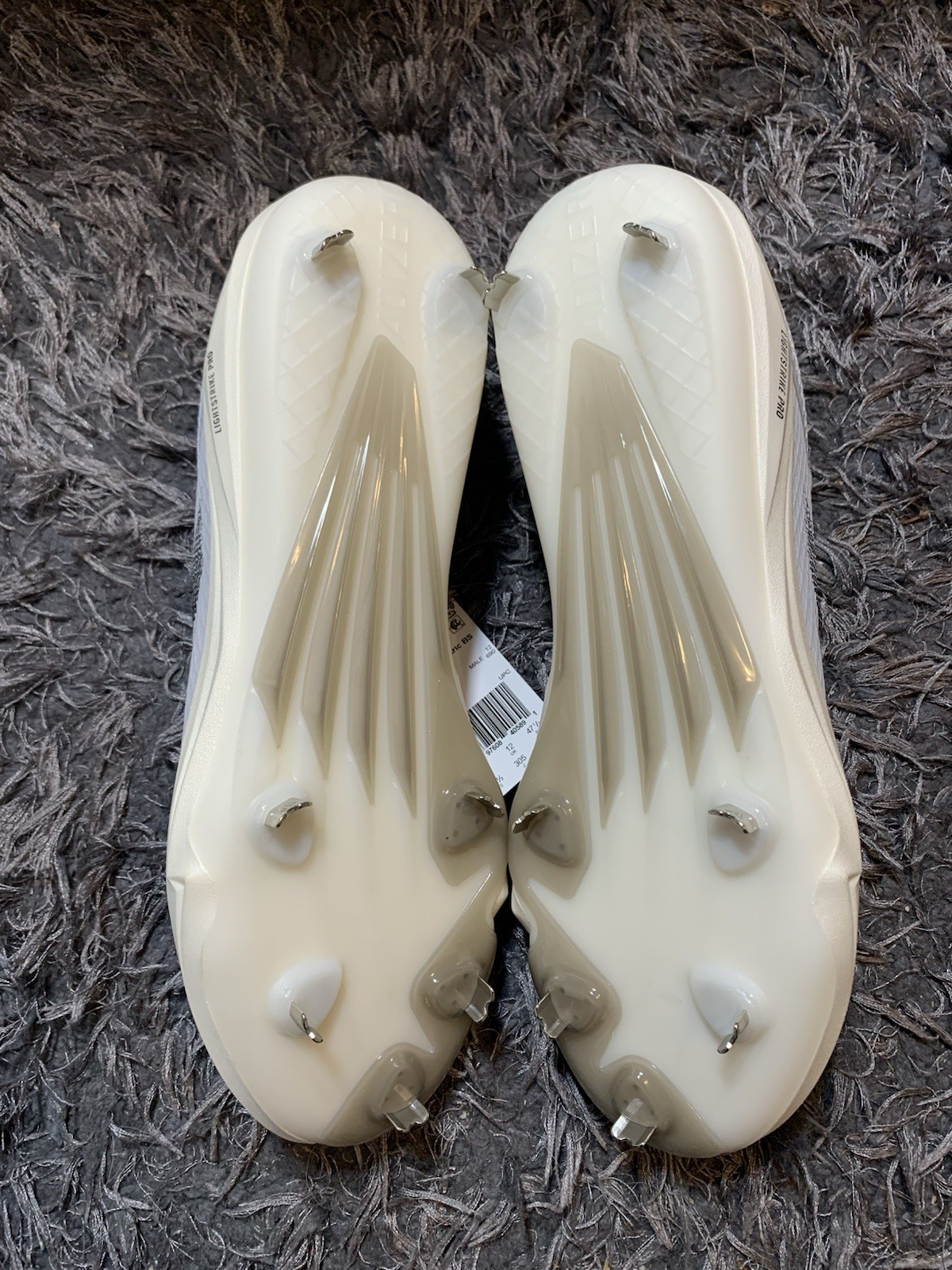 Adidas Adizero Electric Baseball Metal Cleats Men Sz 12.5 Grey Black IF3266 NEW thumbnail 8