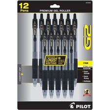 Pilot 12pk Pens Fine Point 0.7mm Black Ink