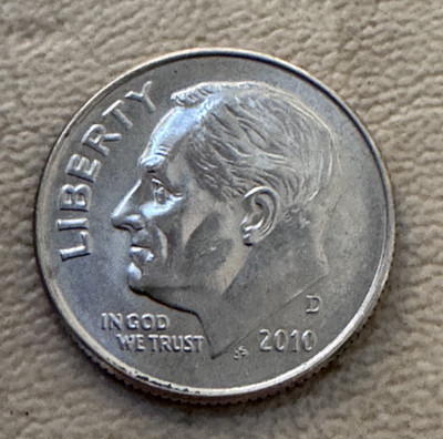 2010 (D)  US Roosevelt Dime ''FREE SHIPPING''