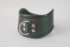Vintage BDSM Real Leather Posture Collar with Ring by THE STOCKROOM
