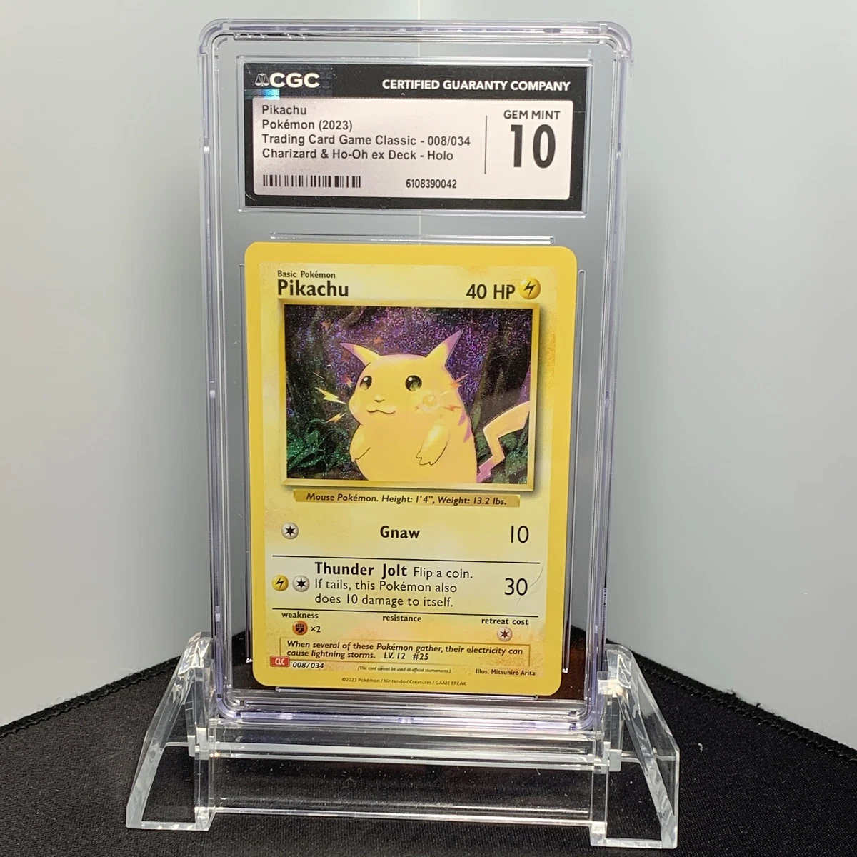 Pikachu 008/034 Trading Card Game Classic for sale | eBay Pikachu 008/034 Trading Card Game Classic for sale | eBay