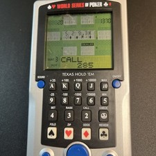 World Series of Poker Texas Hold 'Em Handheld Electronic Game Tested Works