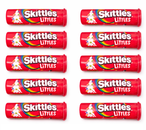 10 Pack Skittles Littles Original Chewy Candy Mega Tube , 1.9oz - Picture 1 of 4