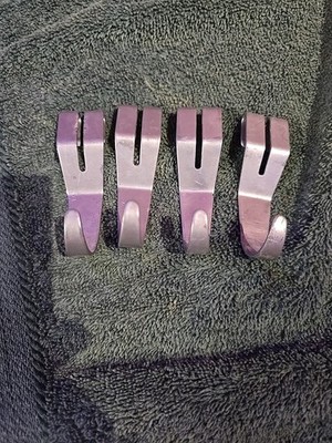 Elfa Platinum Closet Rod Holder, Lot of 4