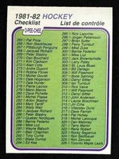 1981 O-PEE-CHee Hockey card singles pick what you need (1 thru 192)
