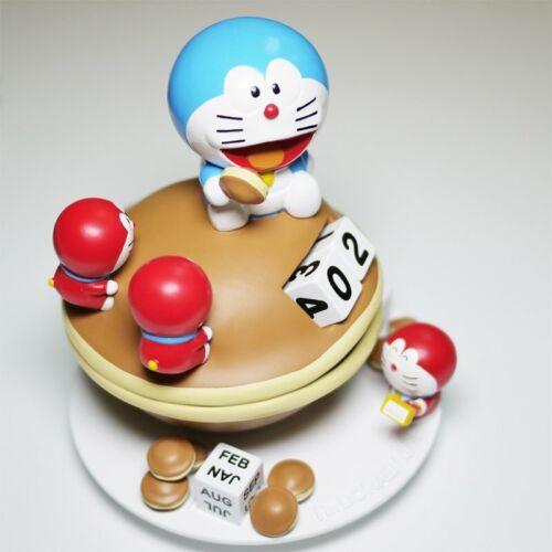 JAPÓN DORAEMON PASTA PAN DADOS RESINA CALENDARIO PERPETUO ORNAMENTO 405833 - Imagen 2 de 4