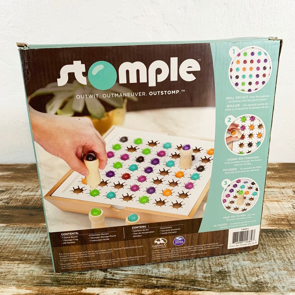 STOMPLE Marbles Strategic Board Game - 100% Complete | eBay