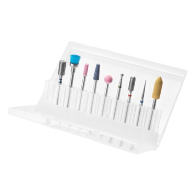 9tlg Profi Nagelbohrer Set Elektro Nagel Bohrer Bits im Karton