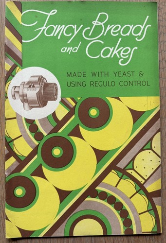 Art Deco NEUE WELT OFEN Ausgefallene Brote Kuchen Rezeptheft REGULO KONTROLLIERT