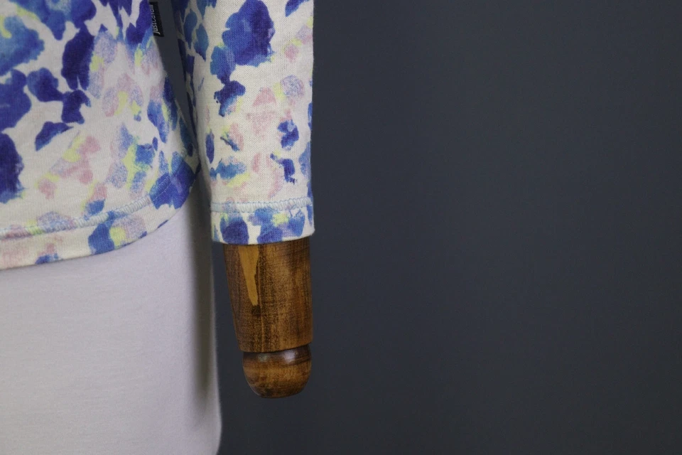 Просто Cavalli цветочный вязаный вискозы укороченный кардиган свитер размер S - Изображение 4 из 4