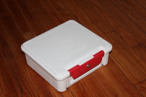 Flambeau ScriptSafe 6526md With Lockdown - Prescription Safe - Lock box with key - Picture 7 of 8