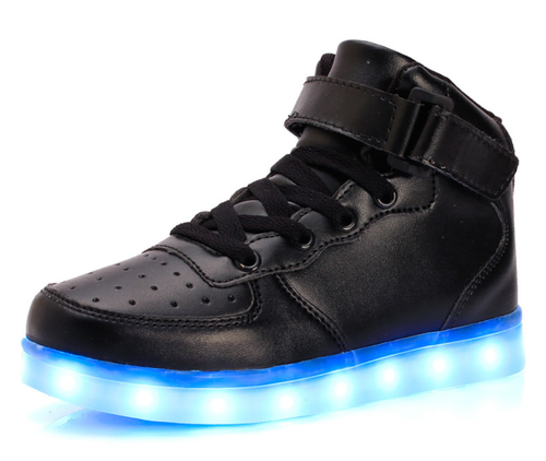 New Boys Girls Gift Kids Led Light Up Shoes Luminous Flashing Sneakers - Picture 8 of 19