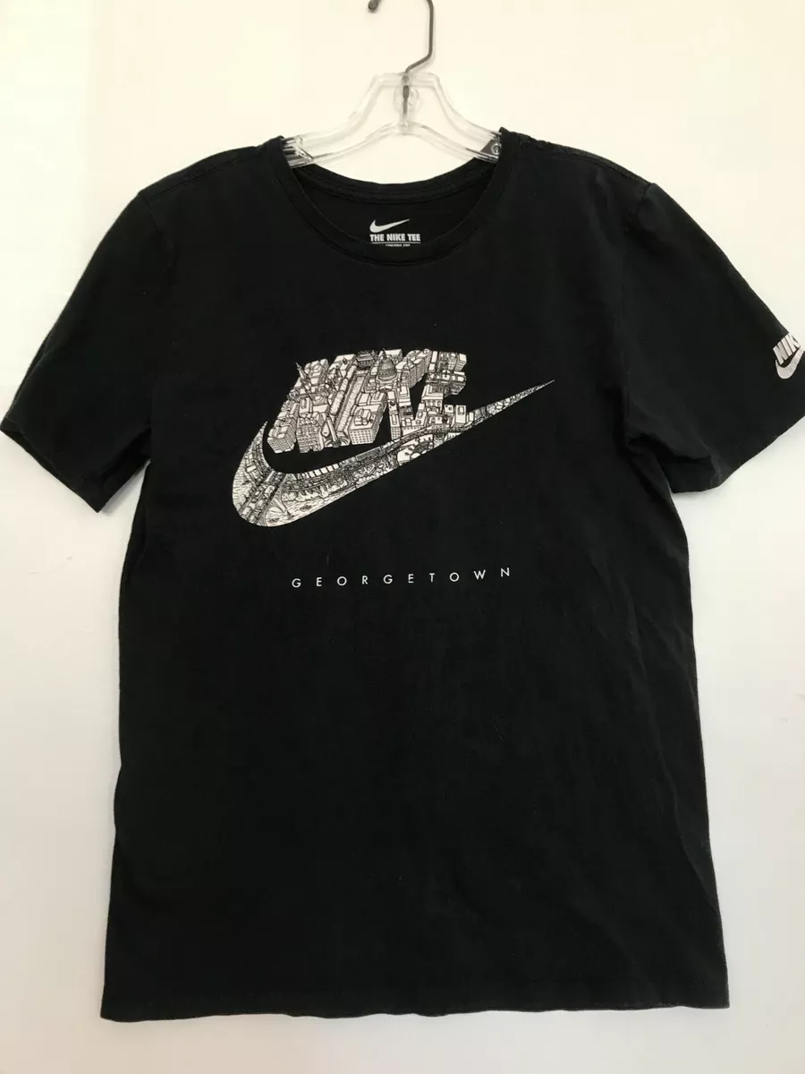 Nike Tee Georgetown Store Black Men s T Shirt Short Sleeve Size