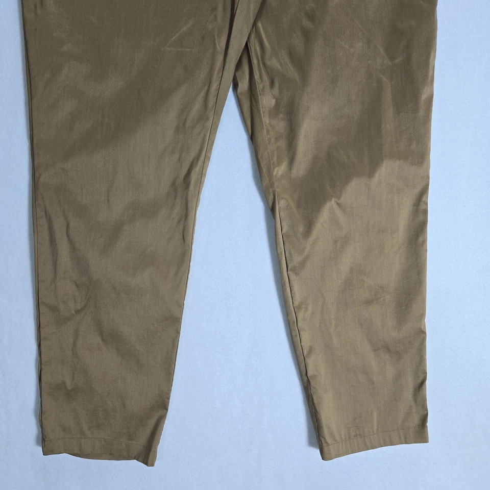 Pantalones Marina Rinaldi Mujer Seda Elastizados Marrón Cintura Elástica 38 Entrepierna 29 pulgadas Foto 4 de 4