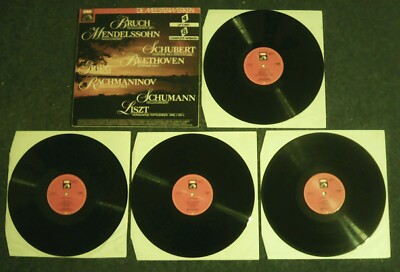 De Meesterwerken 4 LP set Germany import EMI 1A 197-54430/33 ex Schubert Liszt
