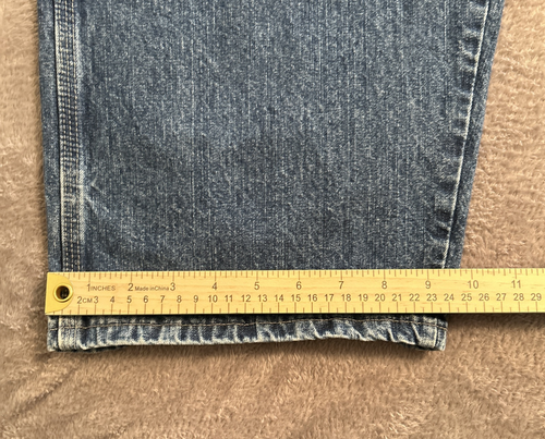 Wrangler Carpenter Jeans 44x30 Blue Hero Real Comfortable Jean 3654 - Picture 6 of 12