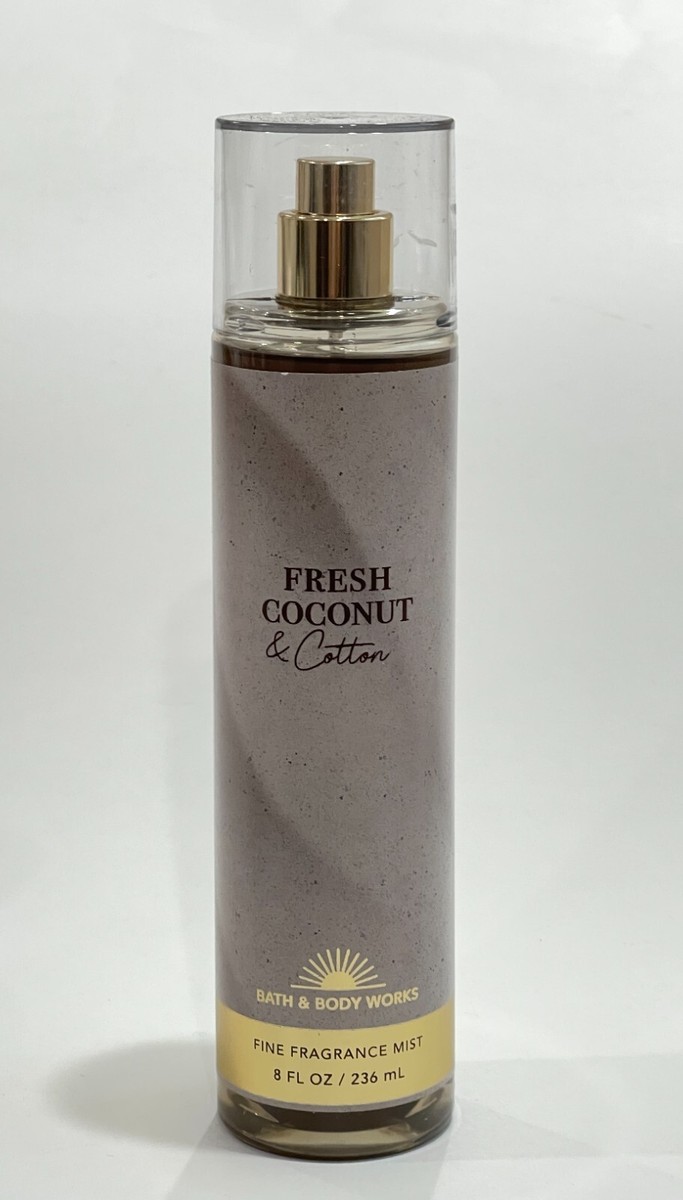 Bath &amp; Body Works Fresh Coconut &amp; Cotton Fine Fragrance Mist 8 fl 